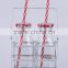 Glass bottle with straw with metal rack(CCP843/2T)