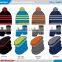 promotional customized boys/girls winter knitted acrylic hat gloves scarf 3-pcs set
