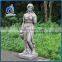 hotsale life-size female fiberglass women garden statue