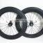 Hot sell!!!88mm clincher track bike wheel 700C carbon wheelset chinese carbon road bike wheel single speed