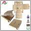 Folding corrugated paper gift box for packaging