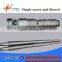 PVC pipe extrusion line conical screw and barrel