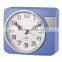 White dial touch LED light analog sweep alarm clock