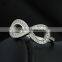 Latest Design Round Diamond Promise Ring Silver 925 Jewelry Sterling Silver Engagement Ring