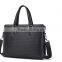 High quality black men handbag genuine leather men bag