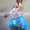 LED Light-up Acrobat Short Dress, LED Luminous Acrobat Short Skirt