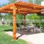recycled backyard outside hollow composite wood decking wpc waterproof decking pergola