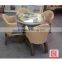 Durable use and light weight rattan sofa and round table
