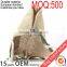 custom ladies used jute bag for shopping with custom logo                        
                                                Quality Choice