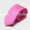 Wholesale Fashion Pinstripe Polyester Silk Mens Skinny Ties