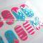 Tiebeauty stunning neon color nail arts design 14 day nail decal factory