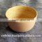 spun bamboo bowl