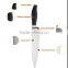 6 pcs forged pom handle kitchen knife set with s.s utility block