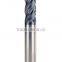 Long Shank 4 Flutes Corner Radius Carbide End Mills