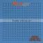 New design blue Acoustic Perforated Gypsum Tile used for the building decration