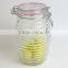 Hot Sale 3 sizes Airtight Glass Locking Jar with Silicon Ring