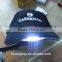 Promotional led fiber optic lighted hats