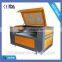 100w 9060 CO2 fabric laser cutting machine with Front and real door