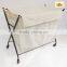 Best selling portable Canvas fabric folding laundry basket
