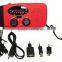 new Portable Solar Power Hand Crank AM/FM Dynamo Radio+ LED Flashlight cheap portable am/fm radio