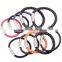 Stainless Steel Magnetic Clasp Genuine Leather Bracelet