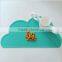 Silicone Non-slip Cloud Shape Kids Placemat Dinnerware Table Mat / kids meal mat placemat eat mat