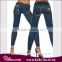 FQ9053 New fashion low waist fitness women legging super skinny legging two colors women sexy legging jeans