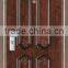 2016 new style decorative steel frame steel door low price