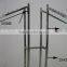 4-Way Clothing Rack with Waterfall Hooks, Adjustable Height