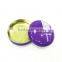 custom printed empty lip balm tin box/tin can/metal tin