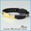 Good price blue personalized silicone bracelets 4 in 1 bio magnetic band