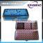 Aluminium bars pencil box,multiplication pencil case with Silk screen glue panelc