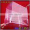clear plastic PVC squre box one colour printed plastic storage bins accept custom design