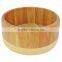 Hot sale high quality bright eco-friendly lacquer food grade pine wooden bowl