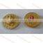 Chic Serviceable Handcraft Embroidery Tin Button Badge