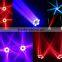 mini 6pcs*15w led light moving head b-eye rgbw dj light