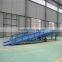 High quality CE mobile trailer unloading ramp with legs