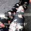 2014 Womens The Korean Fashion Leggins Denim Leggings BLack Roses Wholesale Slim Fitness Casual Pants