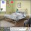 new design double bed frame with brass