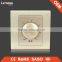 woven gold finish fan regulator switch fan speed control switch