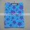 a4 transparent colored plastic file folder