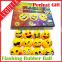 Promotional selling good rubber flashing led children bouncing ball China