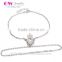 Pulseras Hand Shape Silver Color Plated Rhinestone Bracelets Jewelry Gift 2015 New Coming Bracelet For Women