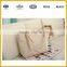 Embroidery flower patterm with PU durable botton fashion classical bag for women