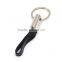 Cheap wholesale smooth custom rubber leather acrylic metal keyring