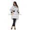 Pretty steps 2015 high end silver elegantly long length ladies winter Long Down & Feather Fill Coat