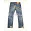 Custom High quality vintage wash distressed Japanese selvedge jeans denim selvedge denim jeans(LOTR017)