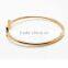 Jewelry Fashion Woman Bangle With 18K Gold Plated