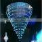 modern indoor decoration hanging crystal lights chandelier
