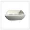 Food melamine material Green & white double color two tone hotel plastic large bowls